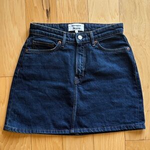 Lydia High Rise Denim Mini Skirt